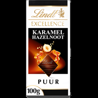 Lindt Excellence Caramelised Hazelnut 100g bij Jumbo - thumbnail