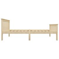 Bedframe massief grenenhout natuurlijk 100x200 cm - thumbnail