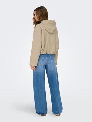 Only Onlbealo Hood Jacket Otw Noos 15336162 Jackets Humus Silver Trim