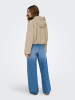 Only Onlbealo Hood Jacket Otw Noos 15336162 Jackets Humus Silver Trim - thumbnail