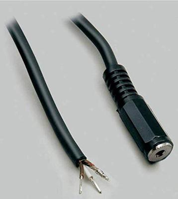 BKL Electronic Jackplug-aansluitkabel Jackplug female 3,5 mm - Open kabeleinde Stereo Aantal polen: 3 Inhoud: 1 stuk(s)