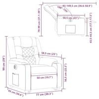 Sta-op-stoel elektrisch stof donkergroen - thumbnail