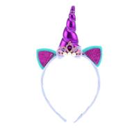 Dream Horse diadeem eenhoorn paars - thumbnail