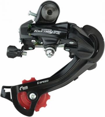 Shimano tourney rd tz500 gs achterderailleur, 6-speed met haak.