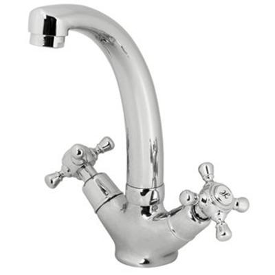 Wastafelkraan Plieger Charleston met Waste Chroom