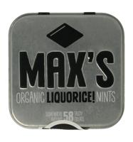 Max Organic Mints Liquorice mints - 35gr - thumbnail