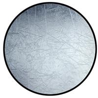 BRESSER TR-8 Reflectiescherm zilver/wit 110cm rond - thumbnail