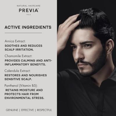 Previa Natural Haircare Extra Life Calming Shampoo 1000ml