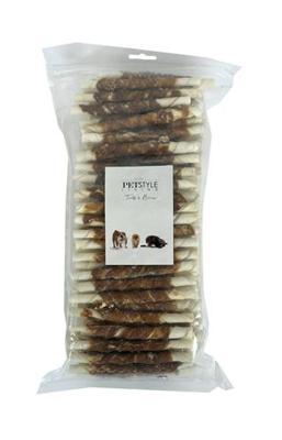 Petstyle Living Gedraaide Sticks met Eend - Hondensnacks - 100 Stuks