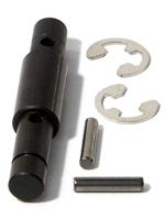 Idler shaft 6x8x45mm (black/1pc) - thumbnail