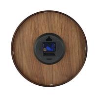 NeXtime ne-3096br wandklok dia. 35 cm, hout, bruin, &apos;wood wood medium&apos; - thumbnail