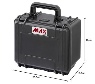 WCS Protection 235 H155 koffer zwart incl. plukschuim