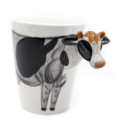 Beker Handgeschilderd Koe