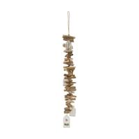 Guirlande hout en glas 58x8x8cm - thumbnail