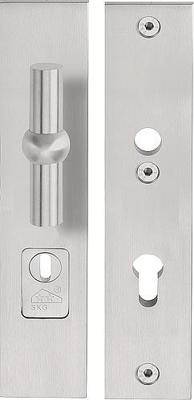 Formani FERROVIA FV22-50KT veiligheidsschilden met kerntrekbeveilliging knop/kruk SKG*** PC92 - mat RVS/mat RVS