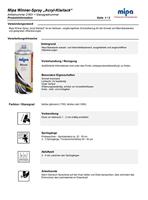 Mipa blanke lak "winner" acrylic clear paint gloss 400 ml - thumbnail