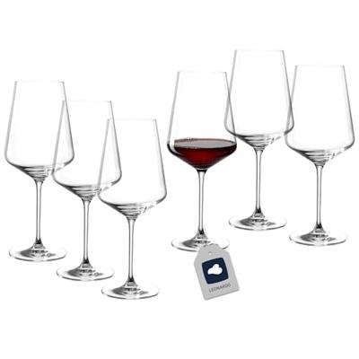 Leonardo Rode Wijnglazen Puccini - 750 ml - 6 stuks - thumbnail