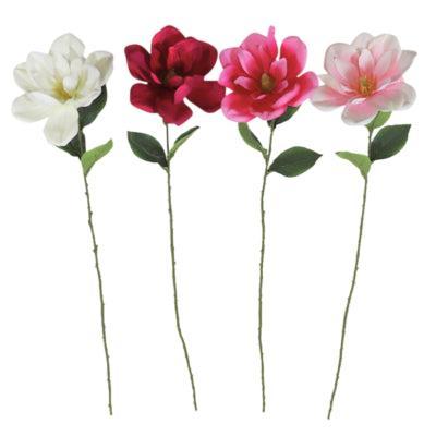 Kunstbloem magnolia 70 cm 4 assorti | 24 stuks