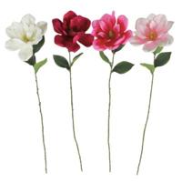 Kunstbloem magnolia 70 cm 4 assorti | 24 stuks - thumbnail