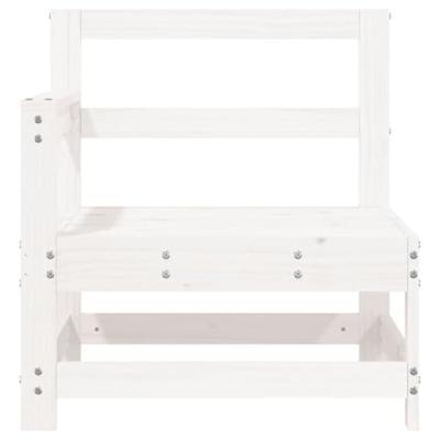 Tuinhoekbank massief grenenhout wit Tuinhoekbank massief grenenhout wit