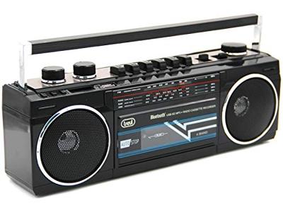 Trevi RR 501 BT Stereo Boombox draagbaar Bluetooth, USB, SD, MP3, zwart