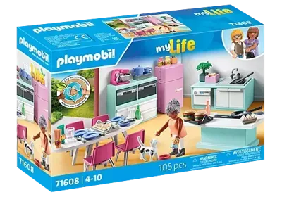 Playmobil® My life 71608 keuken met eethoek Playmobil® My life 71608 keuken met eethoek