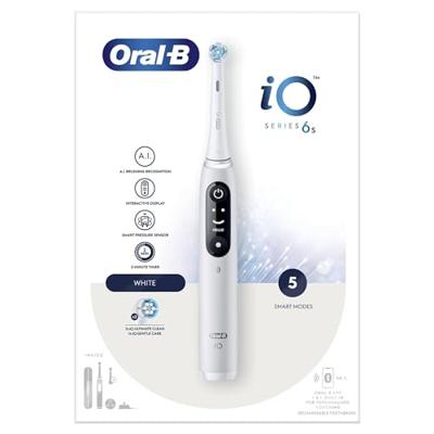Oral-B iO Series 6s white 4210201427407 Elektrische tandenborstel Roterend / oscillerend Wit