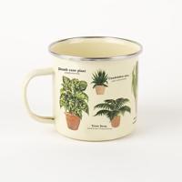 Emaille Mok Met Planten - thumbnail