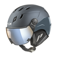 CP Corao+ Skihelm met Vizier blauw | Extra veilig! | Meekleurend & Polariserend vizier - thumbnail