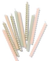 HEMA Taartkaarsjes botanisch 10 stuks - thumbnail