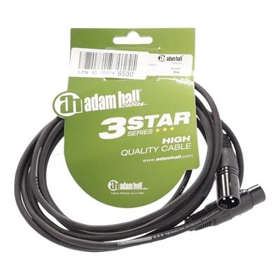 Adam Hall 3 Star BFV 0300 verloopkabel 1x XLR female naar 1x jack stereo 3m