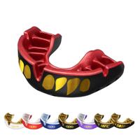 Opro 790018 Gold Ultra Fit Jaws Mouthguard - Black-Red - SR - thumbnail