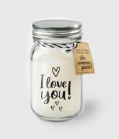 Paperdreams Geurkaars in glas - i love you - thumbnail