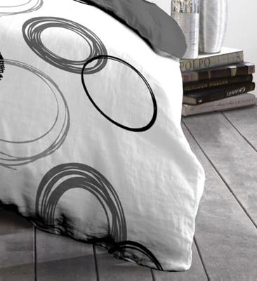 Dekbedovertrek HOME LINGE PASSION Audace Grijs Lichtgrijs 240 x 260 cm