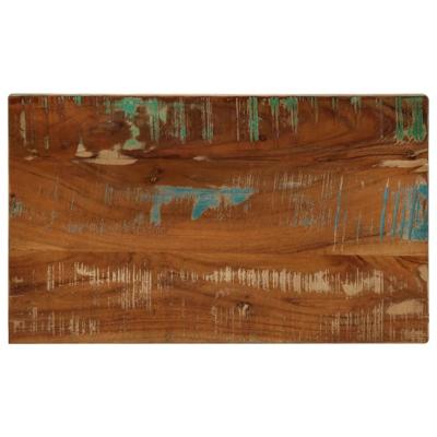 Tafelblad rechthoekig 50x20x2,5 cm massief gerecycled hout