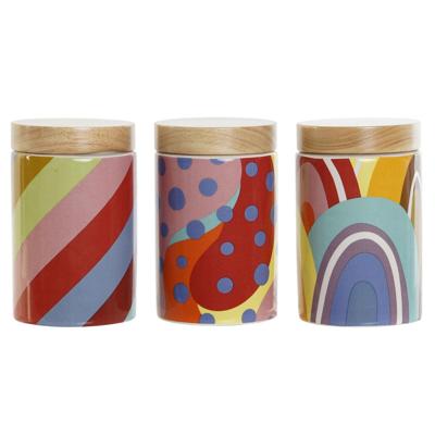 Tin DKD Home Decor Multicolour Natuurlijk Bamboe Dolomite 1 L 10 x 10 x 16 cm (3 Stuks) Tin DKD Home Decor Multicolour Natuurlijk Bamboe Dolomite 1 L 10 x 10 x 16 cm (3 Stuks)