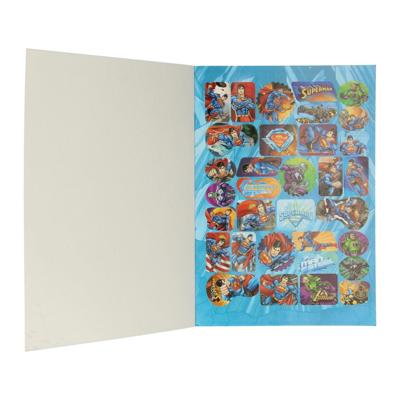Boek Specials Nederland BV Warner bros color kleurboek superman met stickers