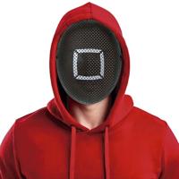 Squid Game Masker Vierkant Volwassenen - thumbnail