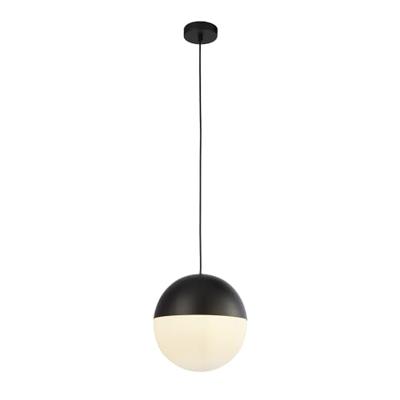 Searchlight Ø 25cm hanglampEndor 25cm zwart met wit - 24181BK