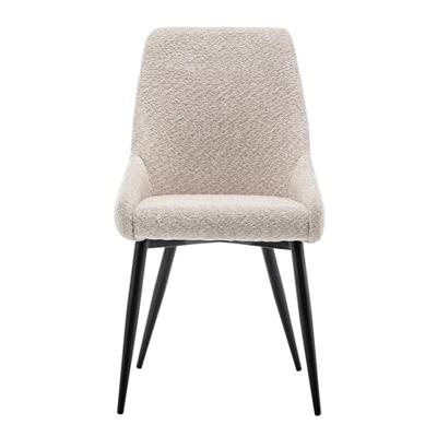 Furnihaus Eetkamerstoel Oscar Boucle Beige Set van 4