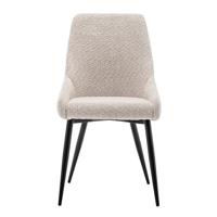 Furnihaus Eetkamerstoel Oscar Boucle Beige Set van 4 - thumbnail