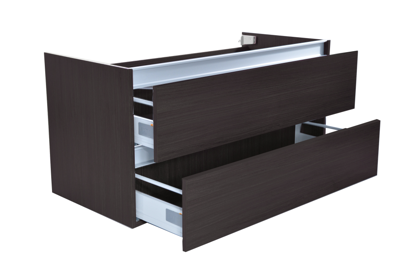 Wiesbaden Vision onderkast+ 2 laden 100x46 houtnerf grijs