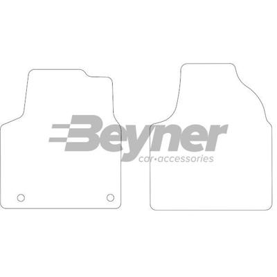 Automatten passend voor Citroen Jumpy 2003-2007 2-delig BL1093822