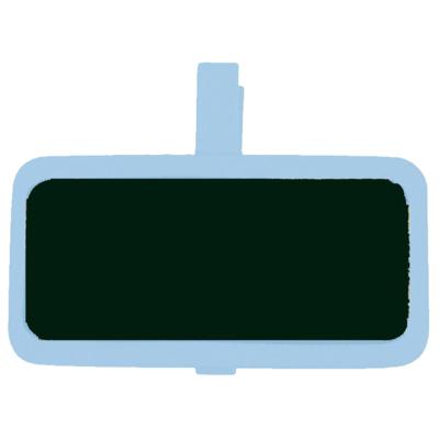 Vaessen Creative • schoolbordje met wasknijper 4x3cm 12pcs baby blauw