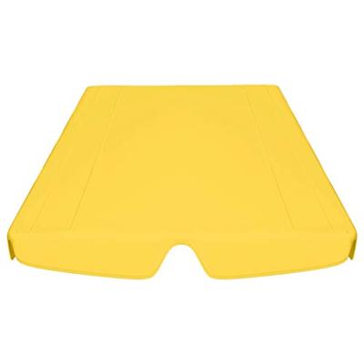 Vervangingsluifel voor schommelbank 150/130x105/70 cm geel