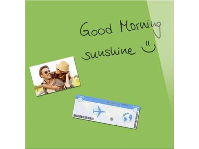 Sigel SI-B1105 Glasmagneetbord Be!Board 450x450mm Groen