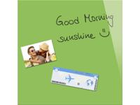 Sigel SI-B1105 Glasmagneetbord Be!Board 450x450mm Groen - thumbnail