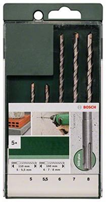Bosch Accessoires 5-delige hamerborenset SDS-plus - 2609255542