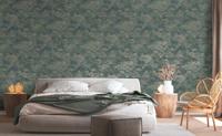 Dutch Wallcoverings Khalili - Ozbek Teal/Navy - Blauw/Groen - thumbnail