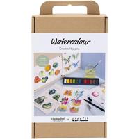 Creativ Company Hobbyset aquarel, 1 doos - thumbnail